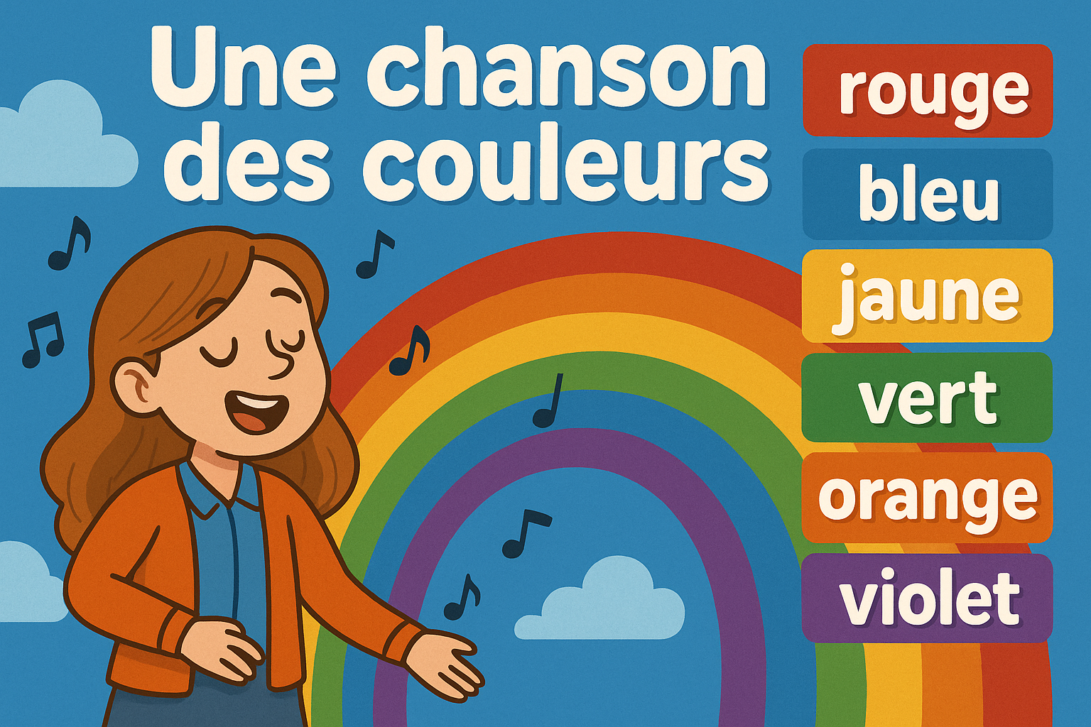 French language learning song for students